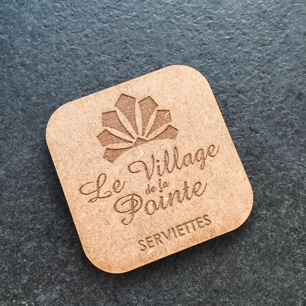 Dessous de verre – MDF gravé