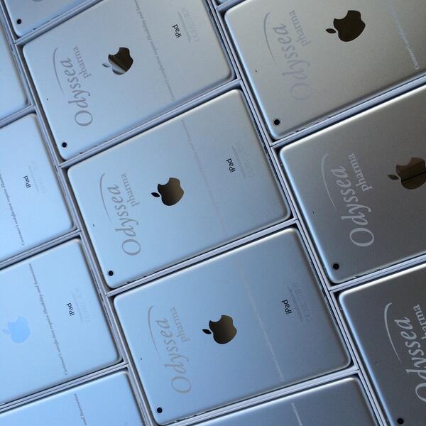 iPads gravés – Odyssea Pharma