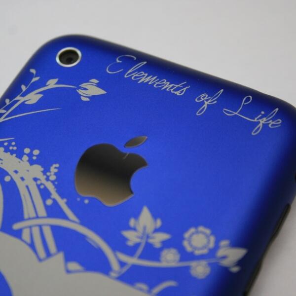 iPhone – gravure florale